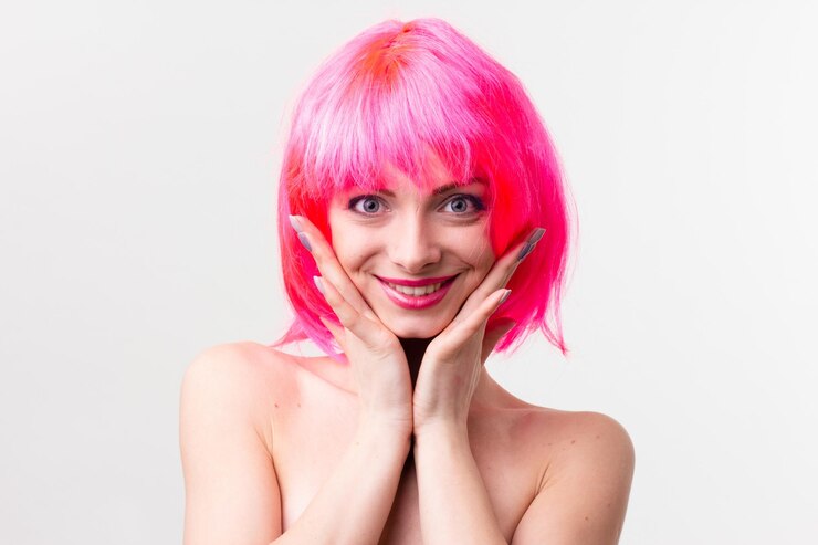 Keira Knightley Pink Wig